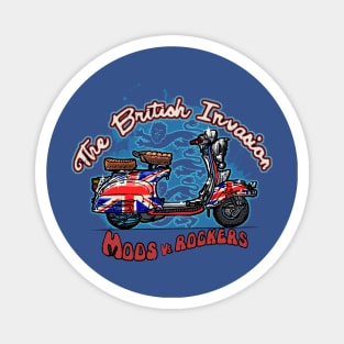 British Scooter Magnet